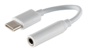Adaptateur audio, mâle C - jack 3,5 mm
