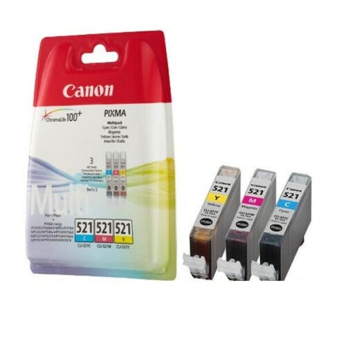 Canon CLI-521 Multipack Pack de 3