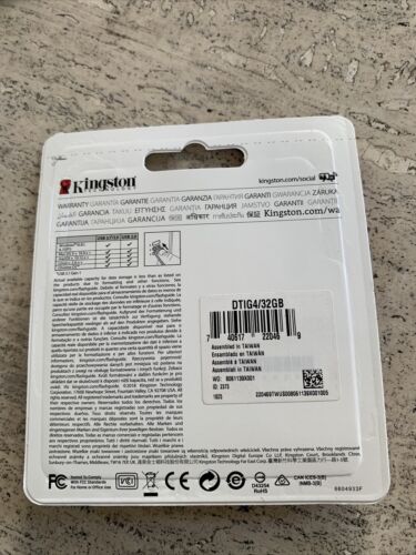 CLE usb 32 GO USB 3.0 KINGSTON DATATRAVELER I G4 ROUGE ET BLANCHE 