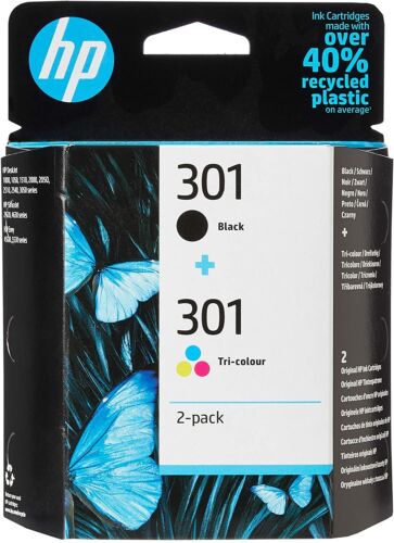 Pack hp 301 Cartouche noir couleur