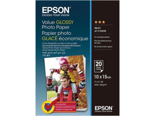 20 f EPSON Papier photo 10*15 glossy photo