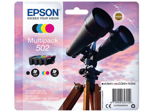 [epst502xl] 4 Cartouches Epson 502XL