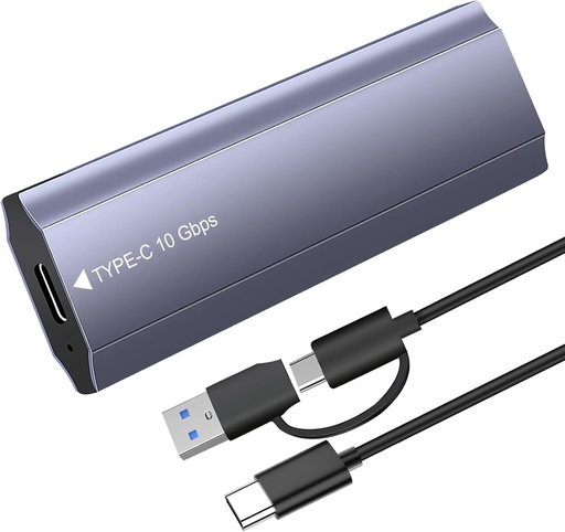 [boitierm] Boîtier SSD M.2 NVMe SATA, 10 Gbps USB3.2/ USB3.1