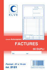 [facture2] ELVE Manifold "Factures", 210 x 140 mm, dupli