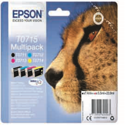 [EPST0715] Multipack 4 couleurs Guépard T0715 