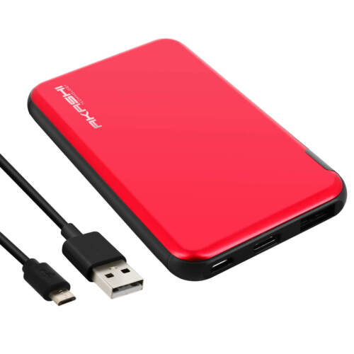 [BAT11] Power banq rapide 5 000mah 2.1a 2usb rouge