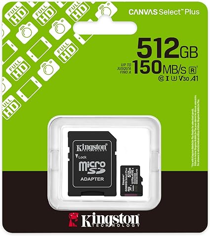 [mem512] Carte mémoire microSDXC 512Go