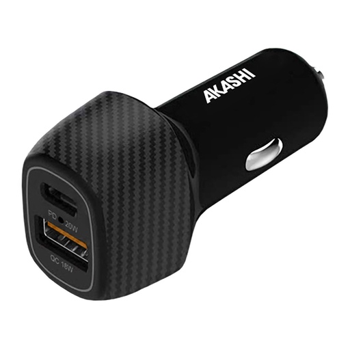 [charg7] Prise al/cigares usb/usb-c 3a 18w noir